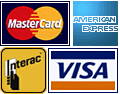Visa Master card and American Express logo